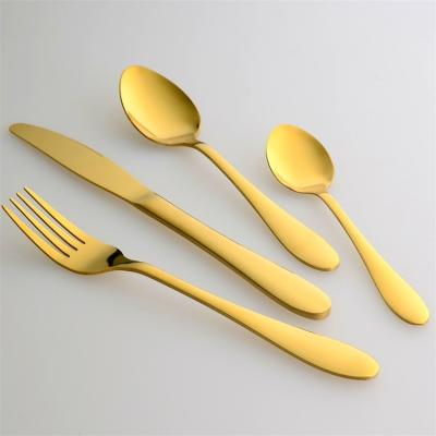 China Sustainable Silver Gold Stainless Steel Flatware Promotion Small Spoon Teaspoon for sale