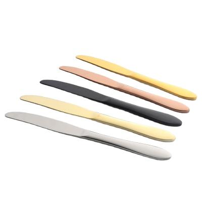 China Durable PVD Color Stainless Steel Knife Flatware Coating Colorful Knife for sale