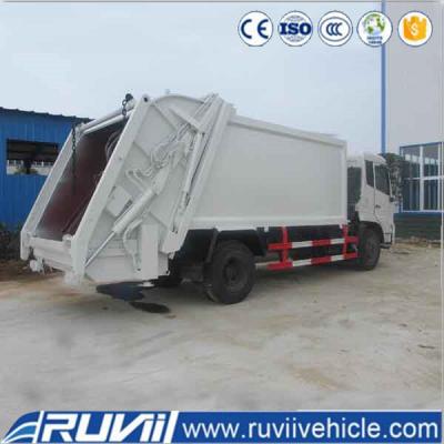 China Garbage Collector Type Garbage Squeeze Truck With Rear Bin Pusher 7680x2480x3050 for sale