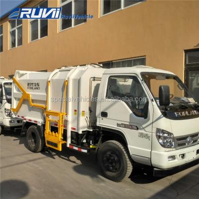 China Hydraulic Garbage Truck Container Lifter Garbage Removal Trucks Hydraulic Dump Waste Truck 5250*1880*2230mm for sale