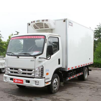 China Mini box van truck refrigerated, 5ton reefer truck for sale