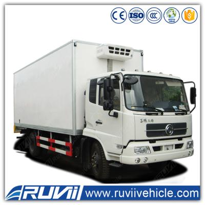 China 2018 Latest Euro 4 Emission Standard Refrigerator Truck 4x2 Forland Refrigerator Truck With Manual Transmission For Sale 5ton for sale