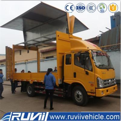 China EURO 4, euro 5 diesel engine cargo truck 4x2 light truck, cargo truck 7550*2450*3470 for sale