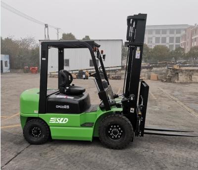 Κίνα 2 σκηνικός ιστός Forklift diesel 2,5 τόνου ύψος 4000mm ανύψωσης φορτηγών με τη δευτερεύουσα μετατόπιση προς πώληση