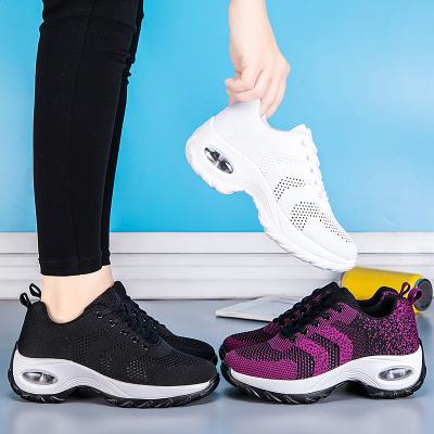 China Fashion Trend Hollow Out Womens Sneaker Air Cushion Womens Casual Sneaker for sale