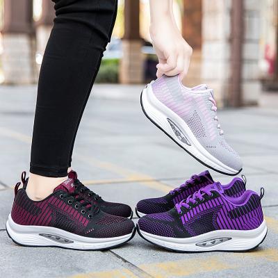 China Hot-selling Fashion Trend Hollow Out Women's Sports Shoes Plus Air Cushion Fashion Flip Casual Shoes For Women for sale