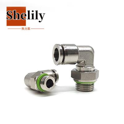 China Building Material Stores BSP NPT Pneumatic Stainless Steel Hose Fitting Hose Threaded Connector for sale