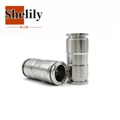 China Building Material Stores Union Directly Stainless Steel 304 316 One Touch Pneumatic Fitting for sale