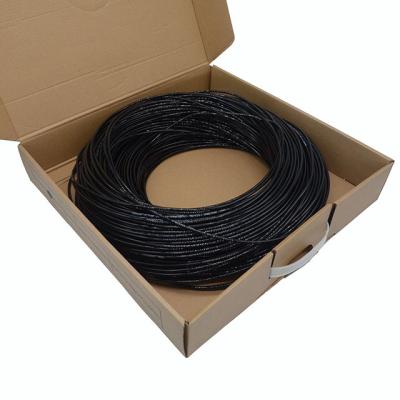 China PU 1/4 Inch Pneumatic Straight PU Hose Black Color Air Hose Airline Tubing for sale