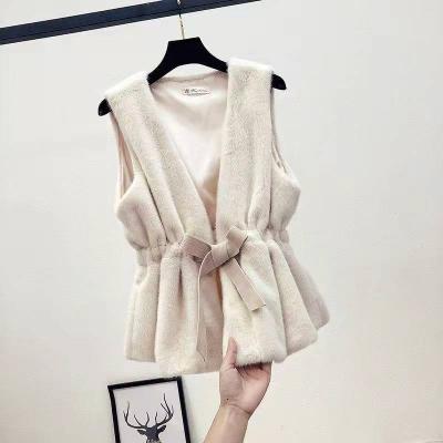 China Breathable Most Fashionable Fur Waistcoat Spring Casual Vest Jacket for sale