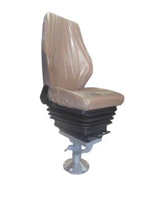 China Aluminum Base Marine Pilot Seat Small Yacht Static Seat 360 Degrees Rotation for sale