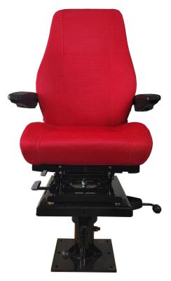 China Static Seat S802 Multi-Function Adjustable 360 Rotate Base Train Driver Seat for sale