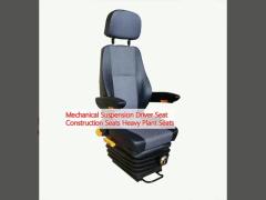 Mechanical Suspension Driver Seat Construction Seats Heavy Plant Seats