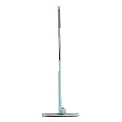 China New Type Sustainable Sale Pit Telescopic Handle Cleaning 360 Swivel Easy Use Flat Broom for sale