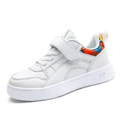 China Wholesale Light Weight High Quality Girls Tide White Casual Sport Boy Shoes Crochet Buckle Designers Kids Sneakers for sale