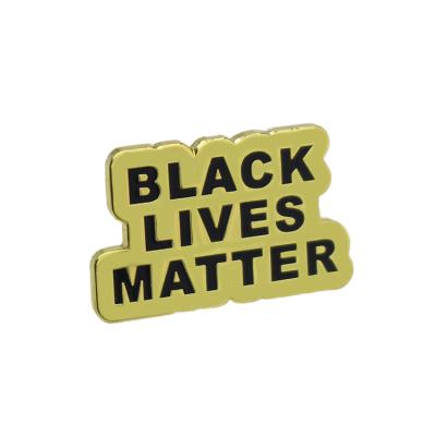 China USA Love and Peace Fight for Equality Black Lives Matter Hard Enamel Pin Back Pin for sale