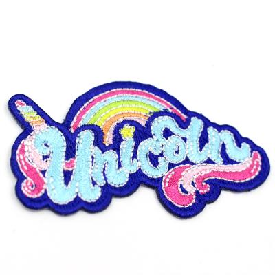 China Other Custom Embroidery Cloth Garment Patches Custom Iron On Backing Embroidery for sale