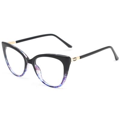 China Custom Injection Glass Optical Frames CP+Metal+Stone+Paint Color Glass Frames / Fashion Logo And Brand CP for sale