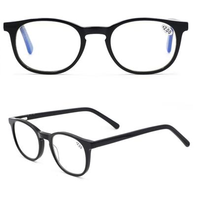 China Custom Wholesale Ultra Light Fashion Logo Reading Glasses High Quality Acetate Reading Glasses for sale