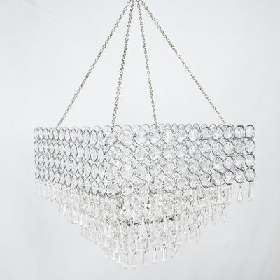 Κίνα Contemporary Promotional Home Decor Three Layers Square Pearl Gloss Acrylic Drops προς πώληση