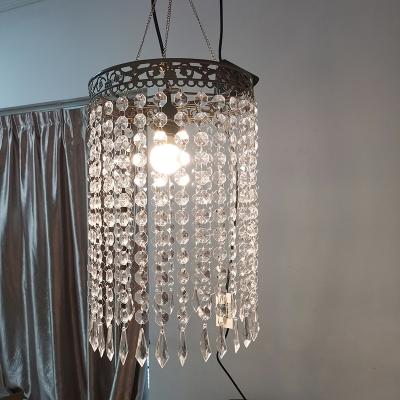 Κίνα Contemporary Home Decor Folded Flower Cylinder Top Pearl Chandelier With Drops προς πώληση