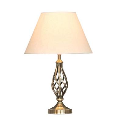 China Modern Hot Sale Copper Hollowed Living Room Bedroom Base Table Lamp for sale