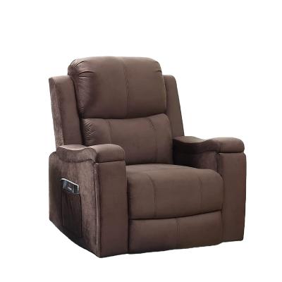 China JKY Massage Furniture Heavy Duty Leather Mechanism Lift Recliner Massage Electric Chair Sofa With Cup Holders And Heating Function for sale