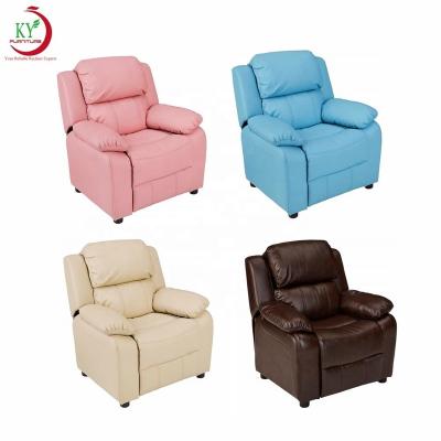 China Modern PU Mini Reclining Sofa Kids Leather Boy and Girls Style (Size) Adjustable Furniture from JKY for sale