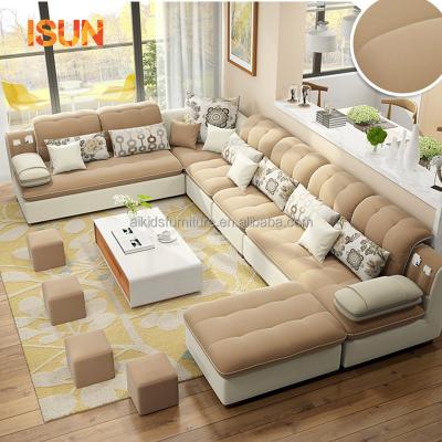 China Other Living Room Furniture Fabric Art Sofa Wooden Combination Technology u Can Be Dismantled And Washed for sale