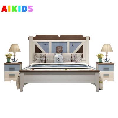 China Various Design Comfortable Child Bed Frame Kids Solid Wood Children Bunk Bed Slide for sale