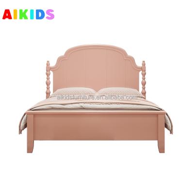 China Princess Bed American Solid Comfortable Modern Wooden Girl's Style Crib Single Crib for sale