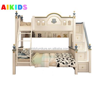 China Modern Comfortable New Design Children's Beds MDF Bunk Bed Kids Boy Bed for sale