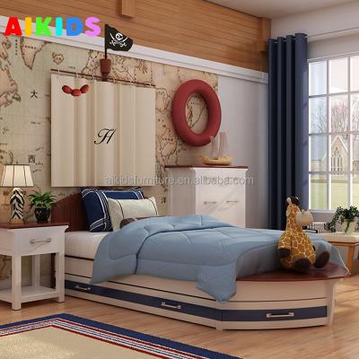 China Comfortable Fast Delivery Kids Sofa With Bed Children Beds Wooden Kids Bed Boy for sale