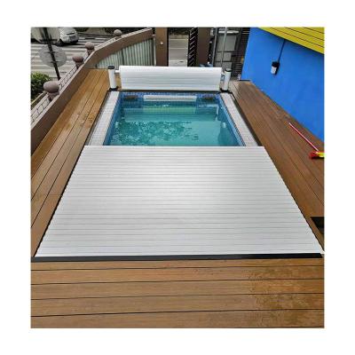 China Aluminum Alloy Rolling Shutter Swimming Pool Cover Extra Large Foaming Hot Selling Automatic Pool With Flexible Cover Swimming-Pool-Cover for sale