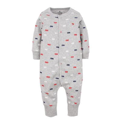 China High Quality Polyester/Cotton Fashion Baby Spring Newborn Jumpsuit Long Sleeve Printed Romper Comfort And Soft Clothing for sale