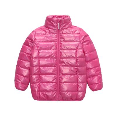 China OEM waterproof babies cotton padding jacket kids warm no hood outwear kids jacket long short outer jacket for sale