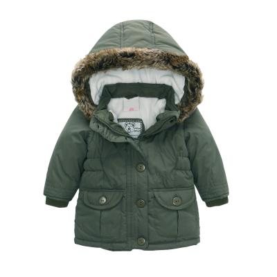 China Windproof children's cotton padded jacket children thickened autumn and winter girl's warm clothes coat for sale