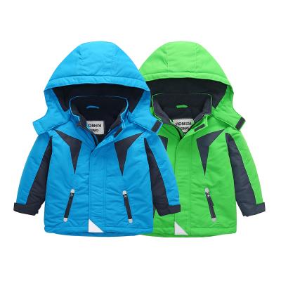 China Winter Waterproof Outdoor Lightweight Waterproof Fashion Wear Shiny Snowboard Use Ski Jackets For Kids for sale