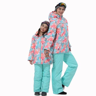 China OEM Breathable Customization Kids And Mom Ski Jacket Outdoor Sports Snowboarding Customize Ski Jackets for sale