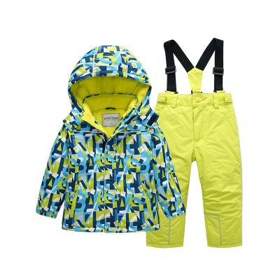 China Custom Warm Outdoor Windproof Waterproof Breathable Unisex Winter Ski Suit Snowboard Ski Jacket For Kids for sale