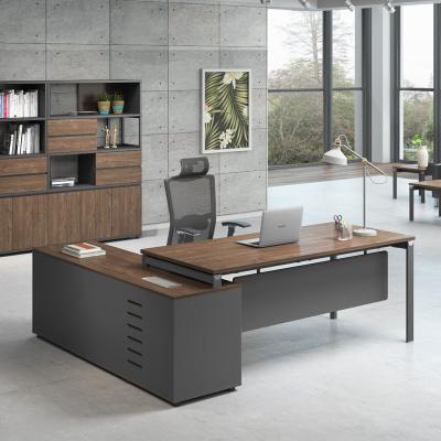 China Customized Extendable Google Design Table New Product One Piece Office Furniture Executive Computer Desk Modern Office Boss Table for sale