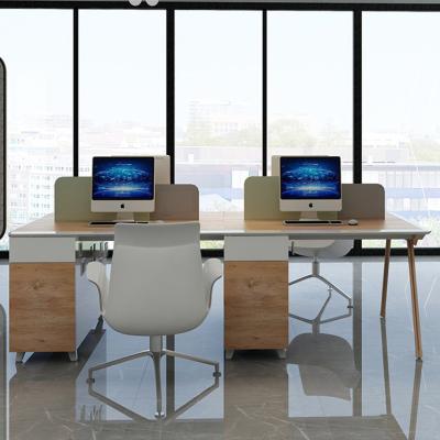 China One piece zero moq convertible customized google staff office table tiktok staff workstation personal computer table for sale