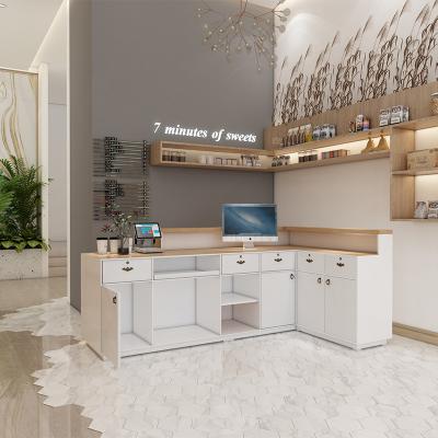 China Expandable 1pcs Customized Google Selling Well Receotion Office Counter Living Room Modern Design Front Reception for sale