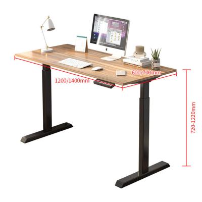 China (Height) Adjustable Height-Adjustable Lifting Standing Desk with Adjustable Display Linear Actuator Electric Lift Table for sale