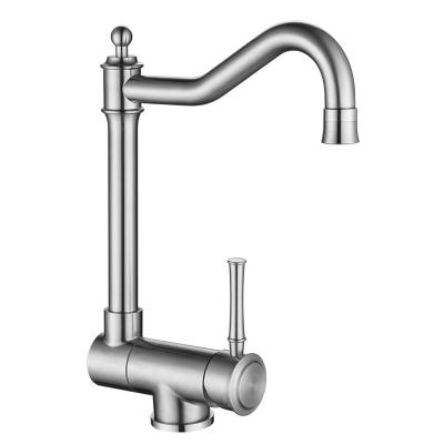 China VEMUSE 304 Stainless Steel Contemporary Kitchen Faucet 360 Spout Drink Water Kitchen Faucet For Sink for sale