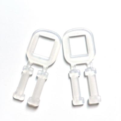 China Manual Packing Plastic Clips Buckles White PP Strap Packing Buckle For PP Band With Best Price for sale