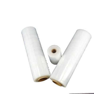 China 450mm*20mic*4000m New Factory Price Pematerials Moisture Proof Plastic Pallet Wrap Stretch Film Jumbo Roll Rolls For Hand And Machine Grade for sale