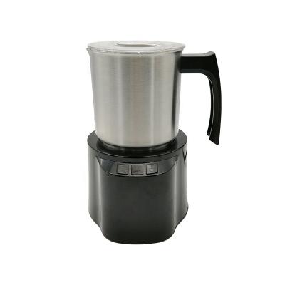 China Sustainable High Quality Detachable Automatic Electric Magnetic Milk Frother 300ml Stainless Steel Steamer for sale