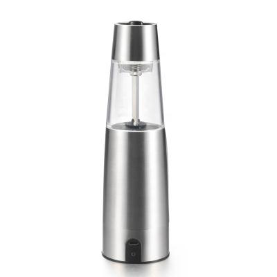 China Sustainable Household Usb Rechargeable Salt and Pepper Grinder Electric Pepper Mill for sale