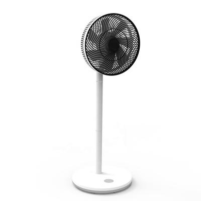 China Foldable 7 Blades Vertical 12 Inch Speed ​​Pedestal Floor Standing Fan For Home for sale